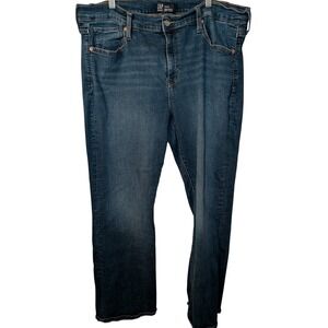 Gap Denim Universal Baby Boot Jeans Womens 20 35R Medium Wash Blue Stretch Denim